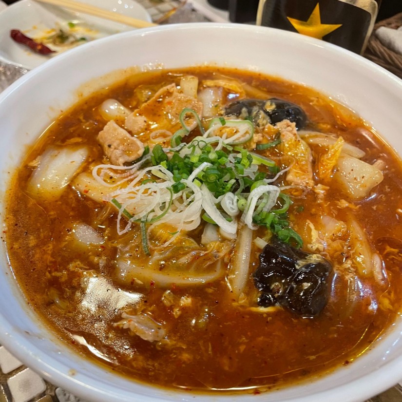 酸辣湯麺 激辛