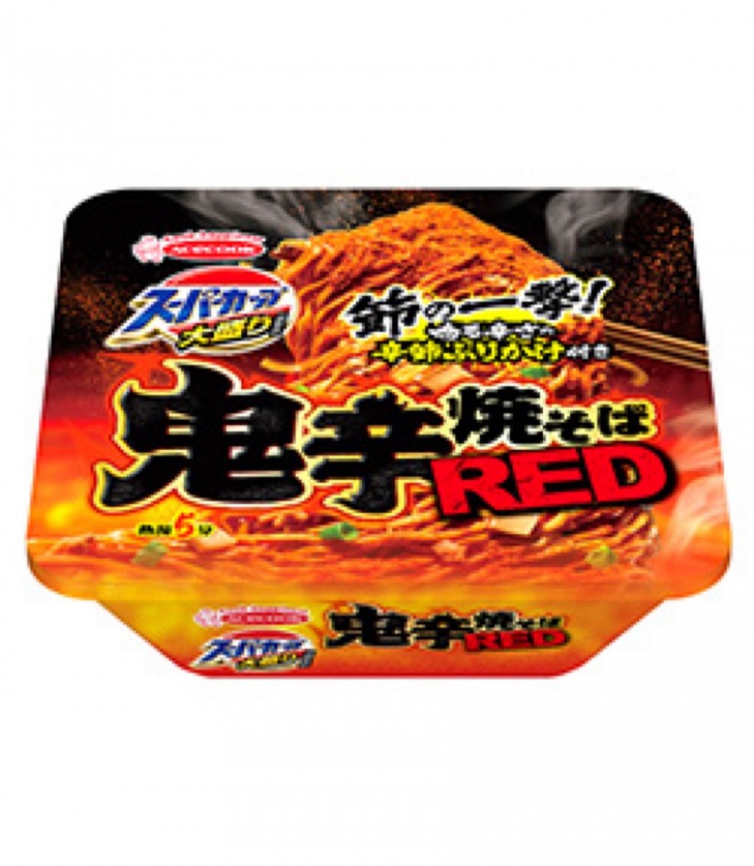 スーパーカップ大盛り　鬼辛焼そばＲＥＤ