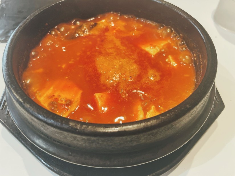 海鮮豆腐チゲ定食 5辛