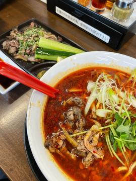炭鶏麺 紅 3辛