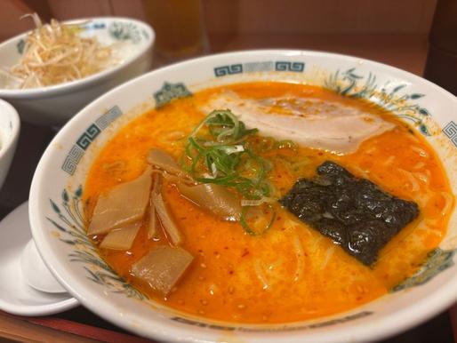 ピリ辛とんこつネギラーメン