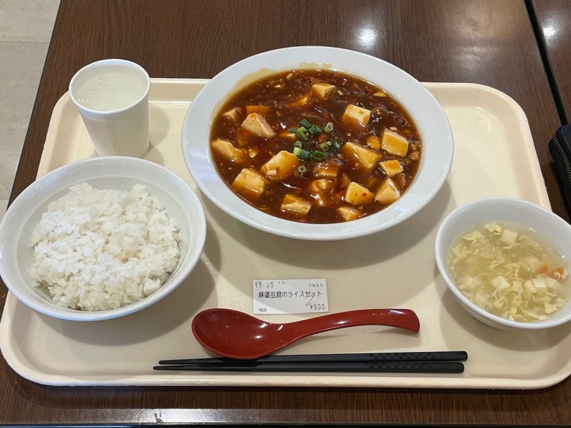 麻婆豆腐のライスセット 辛め
