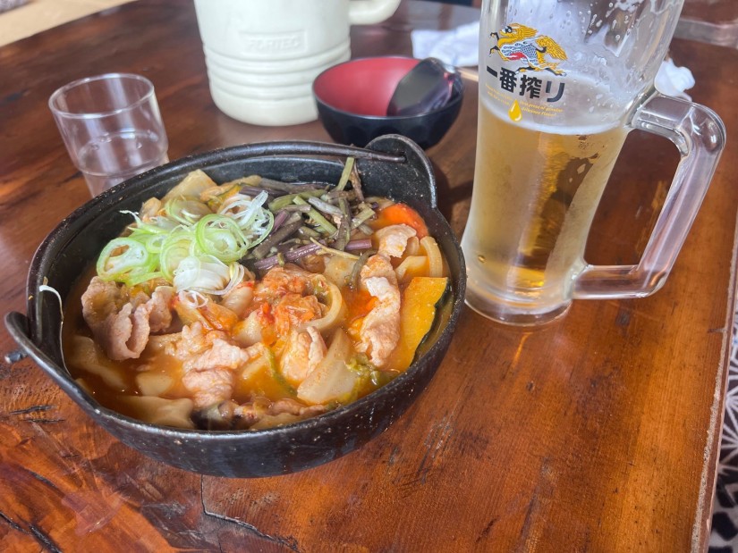 豚肉辛口ほうとう