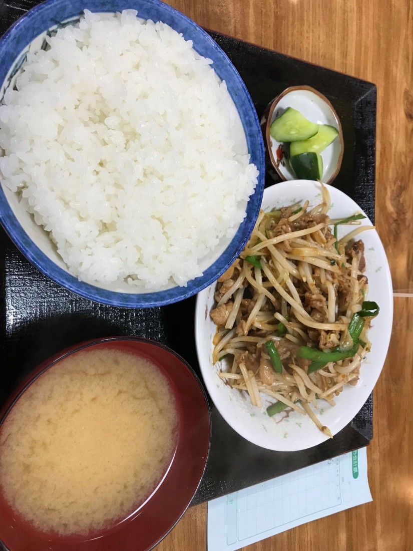 豚辛炒め定食