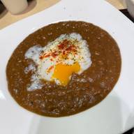 キーマカレー定食