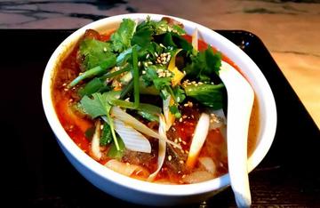 麻辣排骨刀削麺(裏メニュー) 激辛