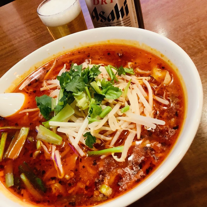 牛肉刀削麺 辛口