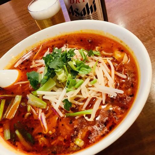 牛肉刀削麺 辛口