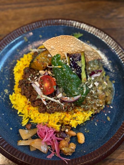 スパイシーポークキーマカリー