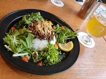 グリーンキーマカレー