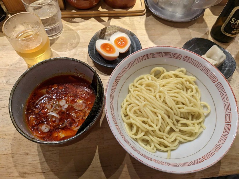 辛味味噌つけ麺 辛味マックス