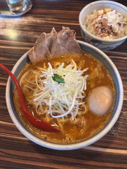 海の辛味噌そば 辛増し