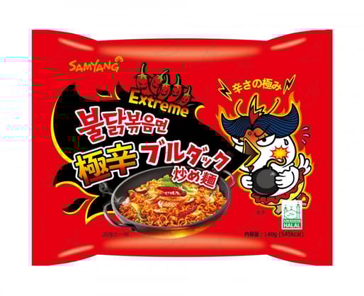 極辛　ブルダック炒め麺（プルダックポックンミョン） 3.5辛