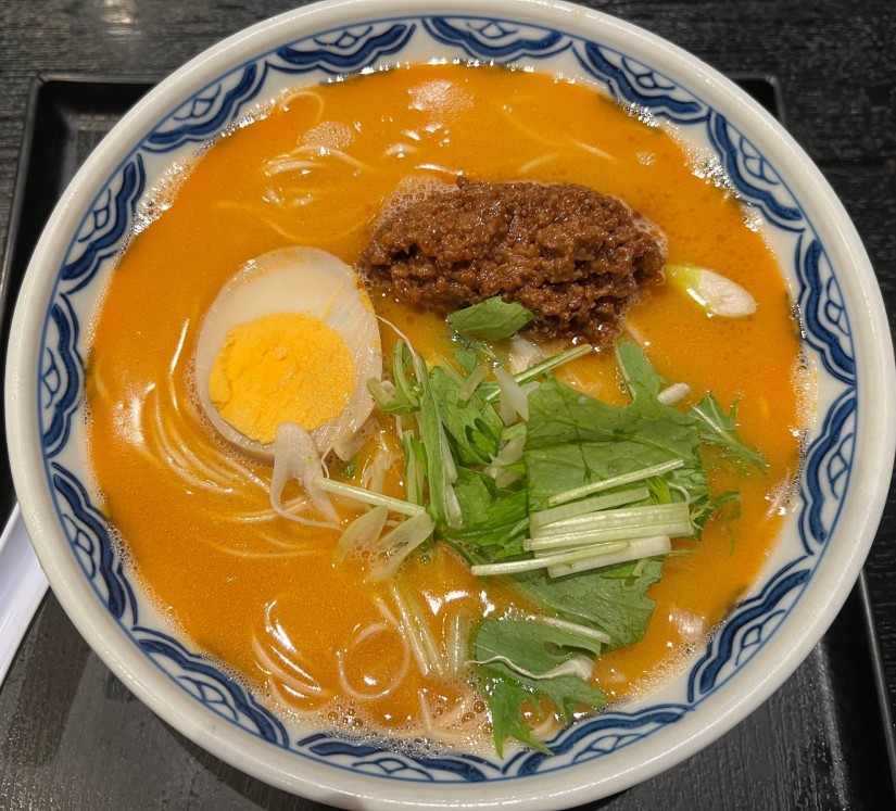 辛味噌ラーメン肉味噌盛