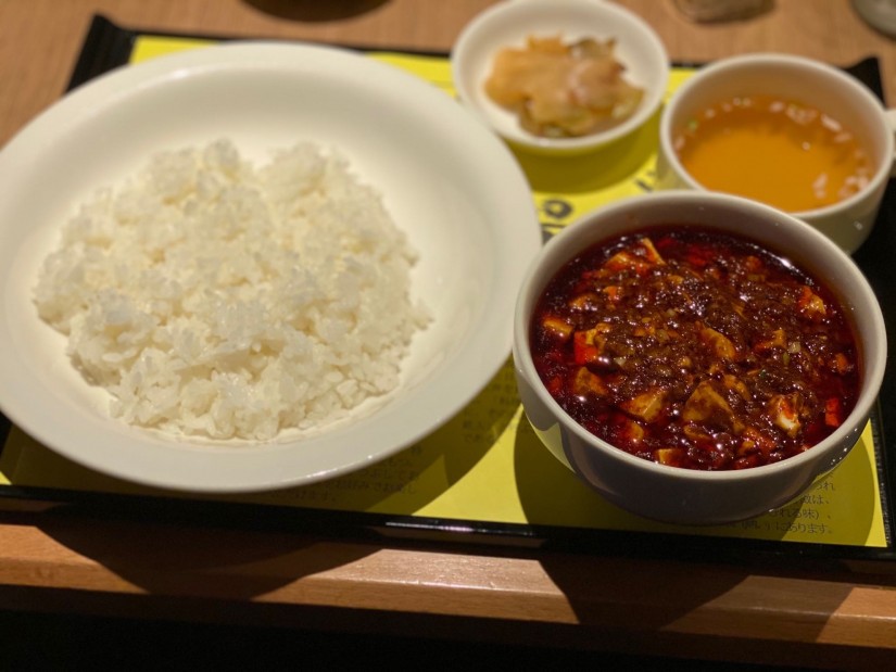 麻婆豆腐セット 四川大辣 四川大辣