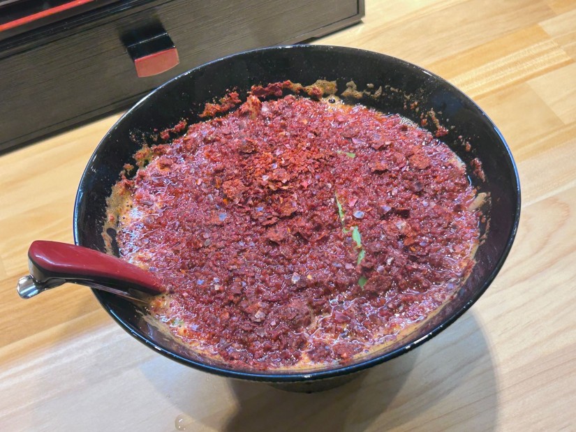 辛麺   極辛