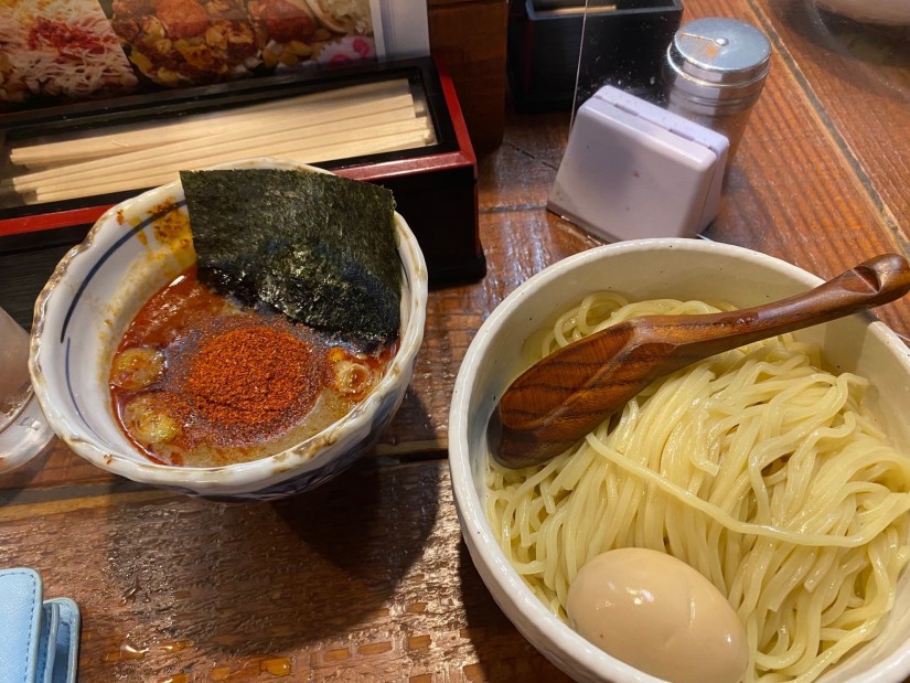 辛辛魚つけ麺 辛さ強め