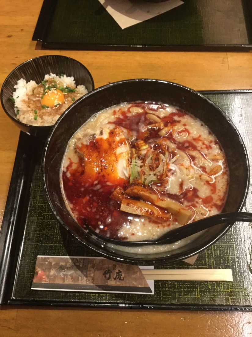 裏竹虎ラーメン 辛さ3