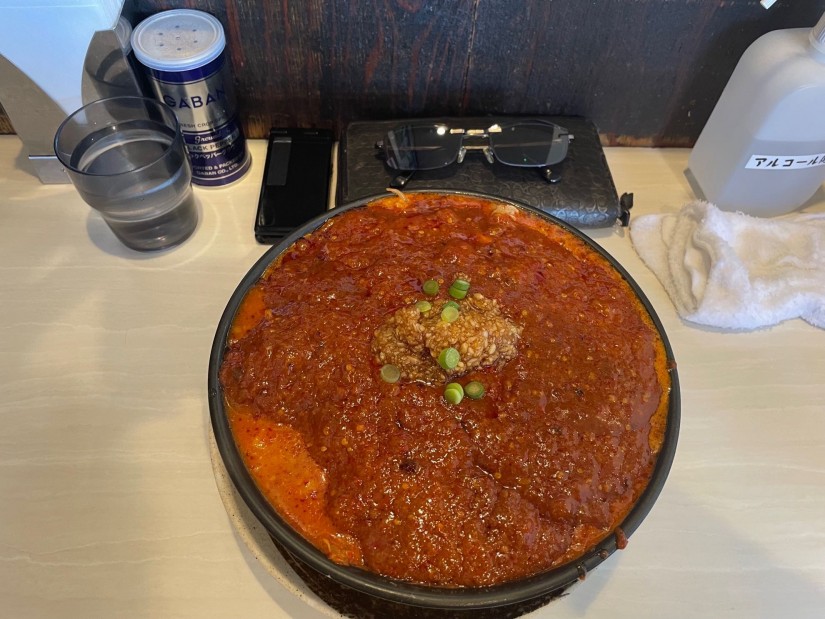 どて辛めん 大辛の上