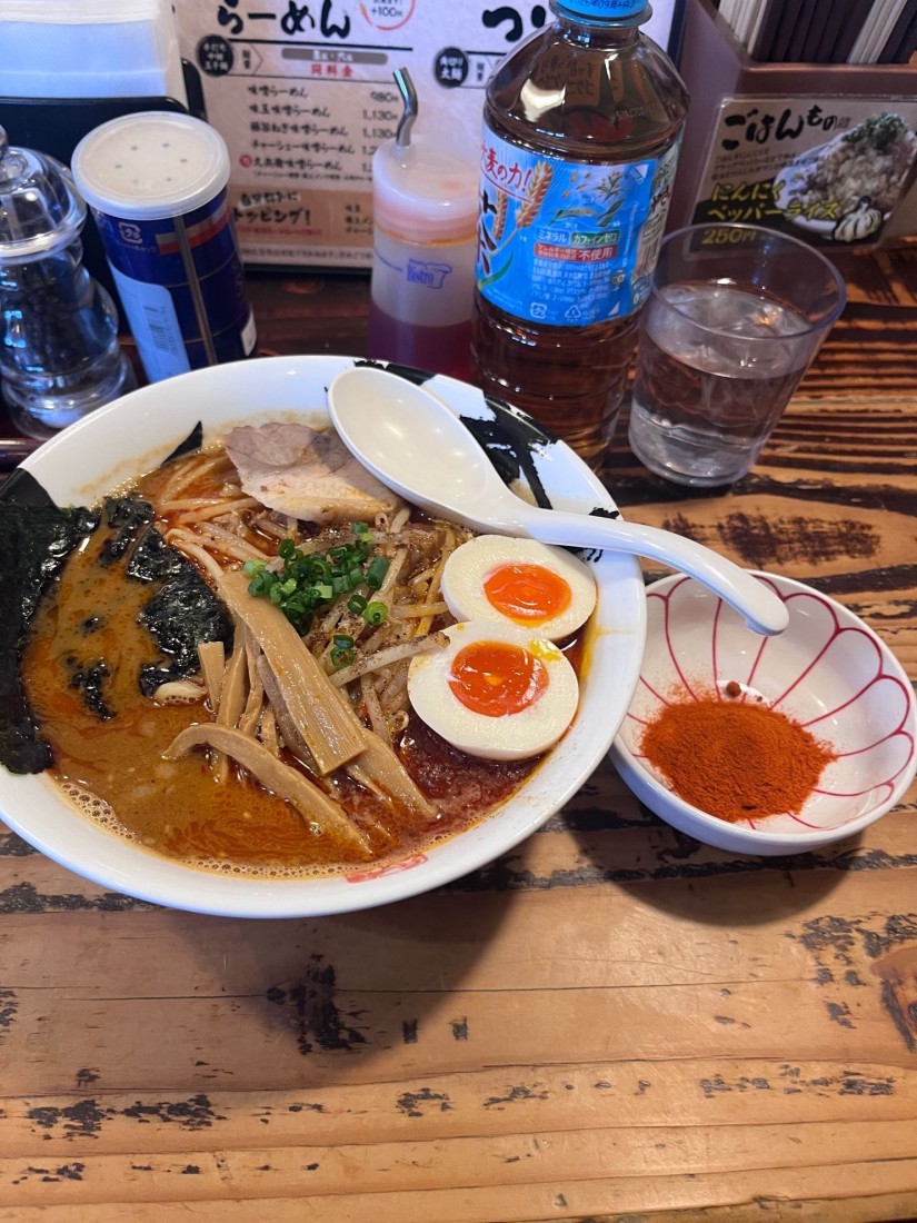 久兵衛味噌ラーメン 辛味噌 +特製スパイス