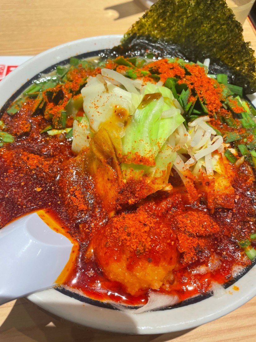 辛肉そば 3辛(5倍)