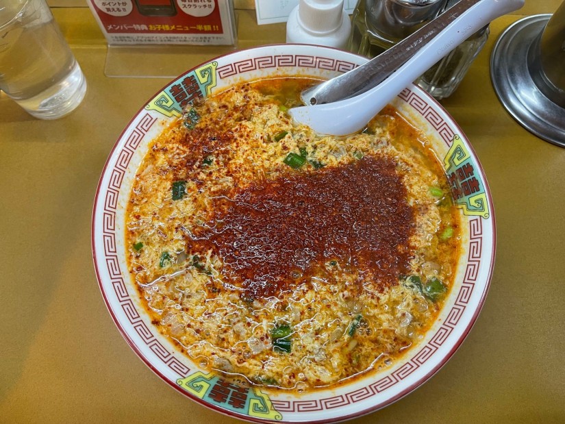 激辛たまご麺 3辛