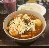 やわらか炙り でかチキンカリー（極楽） 辛さレベル8