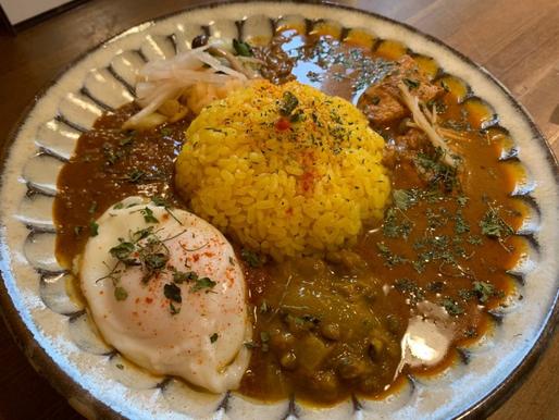 あいがけカレー。