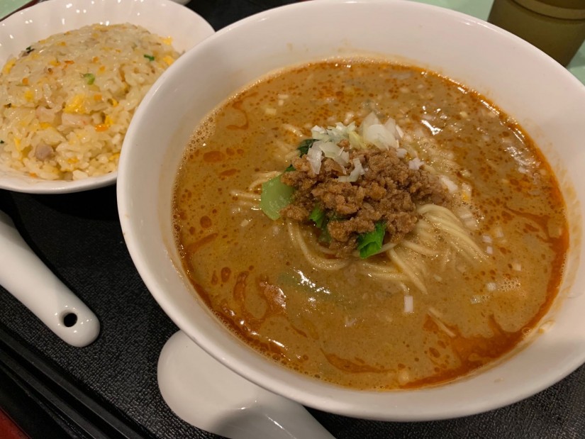 坦々麺+炒飯