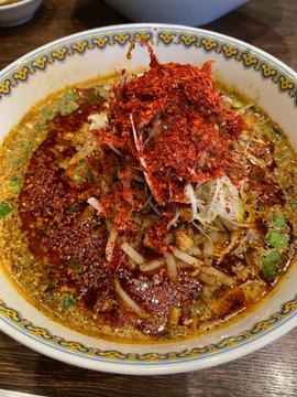 汁アリ坦々麺(激辛、シビカラ5)