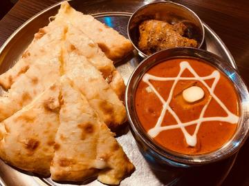 チーズナンセット（バターチキンカレー） スーパー激辛