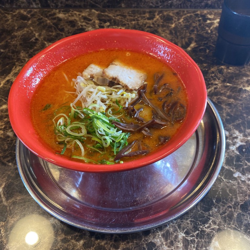 ぴり辛塩とんこつ  大辛はい