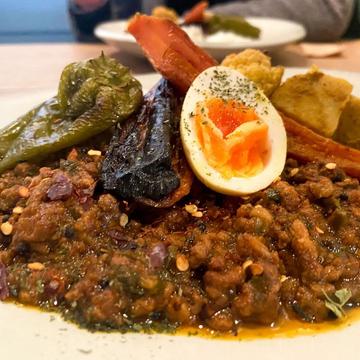キーマカレー ＋辛くする