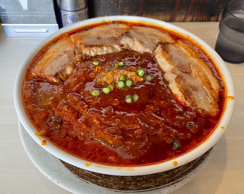 ちゃーしゅーどて辛めん 大辛