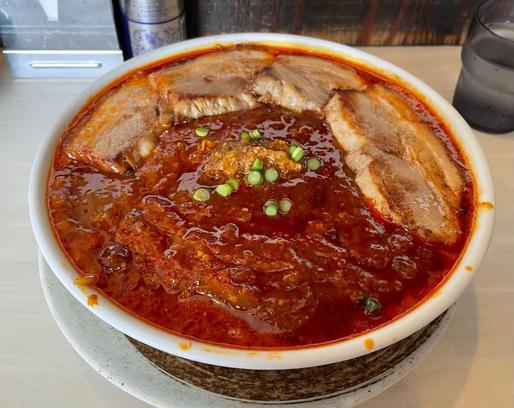 ちゃーしゅーどて辛めん 大辛