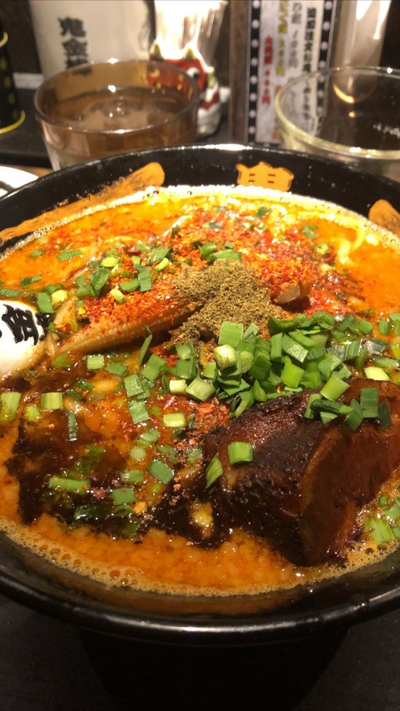 カラシビ味噌らー麺 カラ鬼増し シビ鬼増し