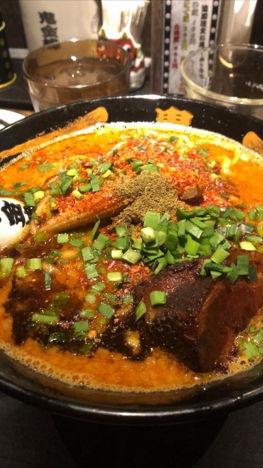 カラシビ味噌らー麺 カラ鬼増し シビ鬼増し