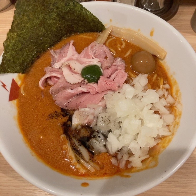 蟹そば 辛味5倍