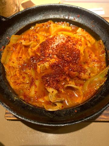 旨辛チゲ定食