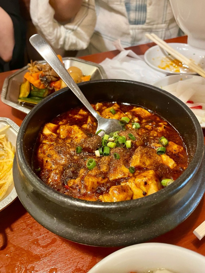 ラム肉たっぷり麻婆豆腐