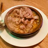 砂ずりの辛いアヒージョ