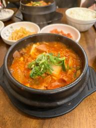 ブデチゲ定食 辛め