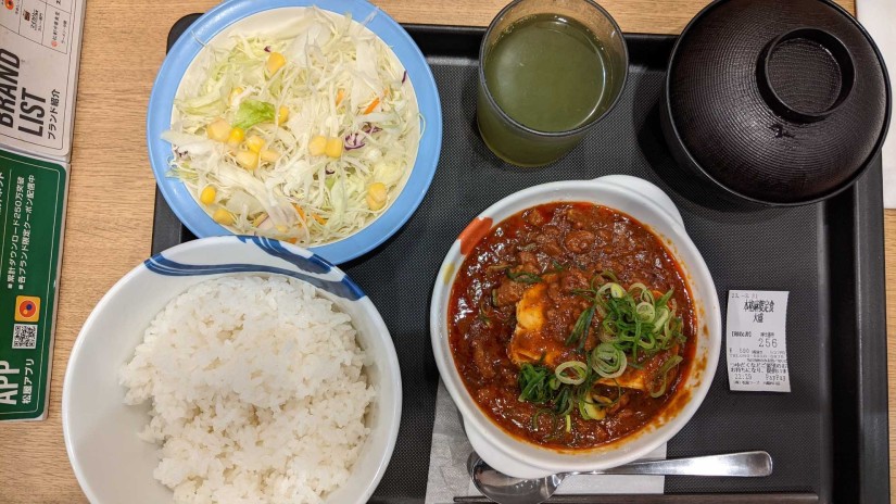 富士山豆腐の本格麻婆定食