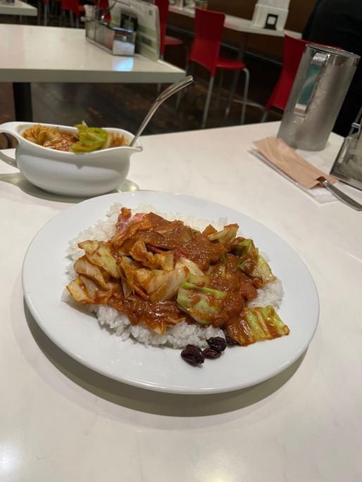 ベーコンエッグ野菜カトマトカレー 30辛