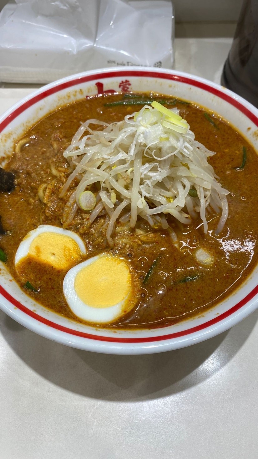 胡麻極辛 8辛2倍 超シビ 3.73KM - 蒙古タンメン中本 横浜店:神奈川県