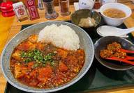 麻婆豆腐ライス 3辛➕辛スプーンx3