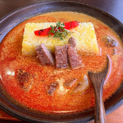 豚肩ロースステーキカレー 辛さ3
