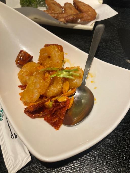 海老の四川風炒め