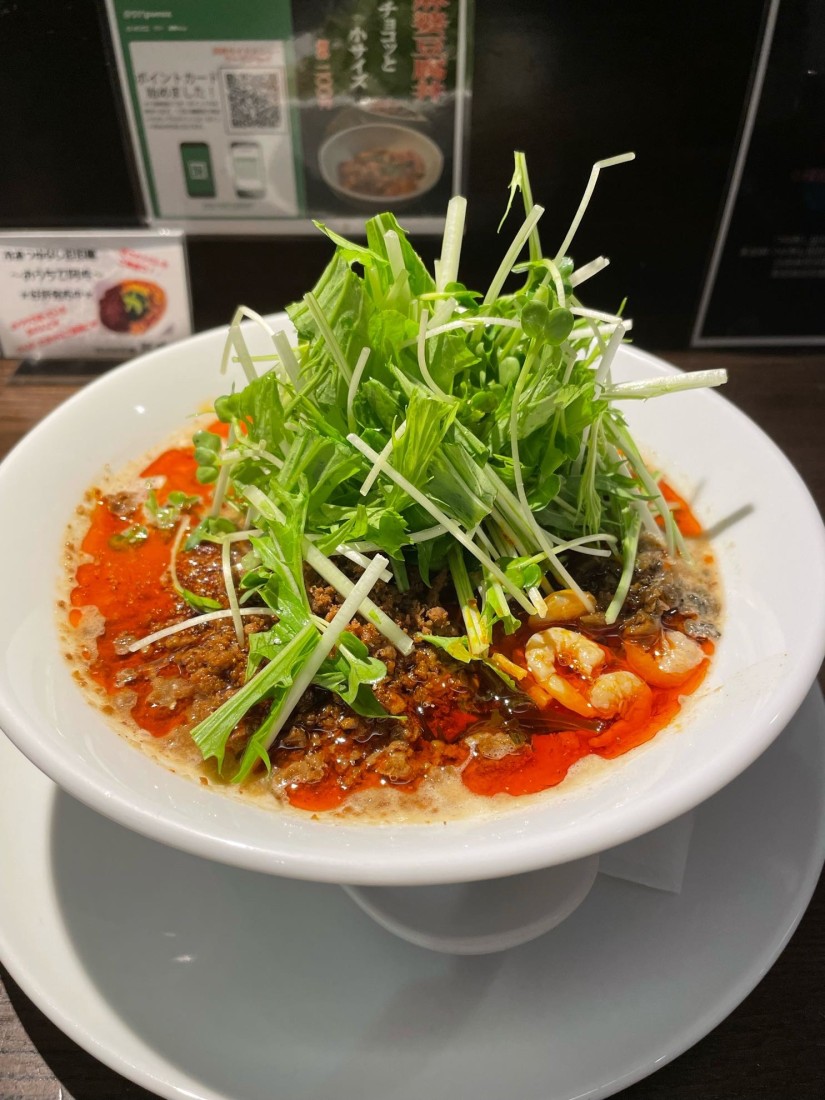 白胡麻担々麺 辛さ5痺れ2