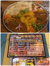 合盛りカレープレート  ポークビンダルーカレー&タンドリーチキン 普通